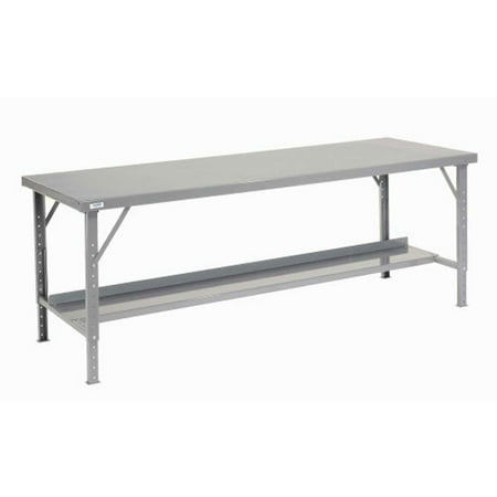 

Heavy-Duty Extra Long Folding Assembly Workbench 96 W x 34 D Gray