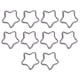 thumbnail image 2 of Mosquetones en forma de estrella shamjiam Llavero mosquetón plata, 2 of 7