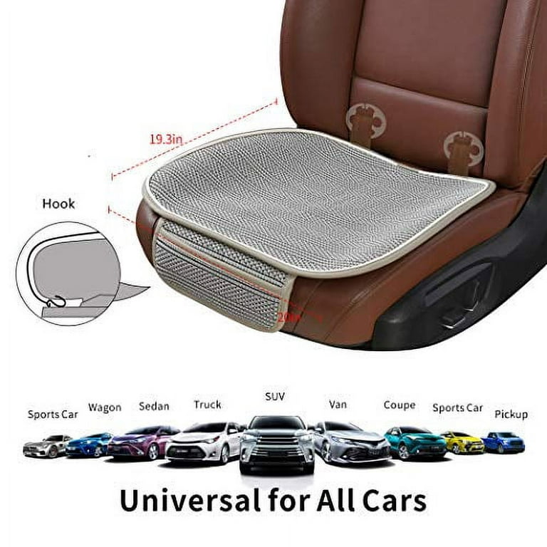 Car Seat Covers Front Seats,2 Pack Seat Covers for Cars Truck SUV,Front  Seat Covers with Storage Pocket,Bottom Auto Seat Cushion Pad Mat for Most