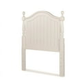 thumbnail image 3 of Maklaine Farmhouse Ivory White Finish Poster Wood Headboard Twin, 3 of 5
