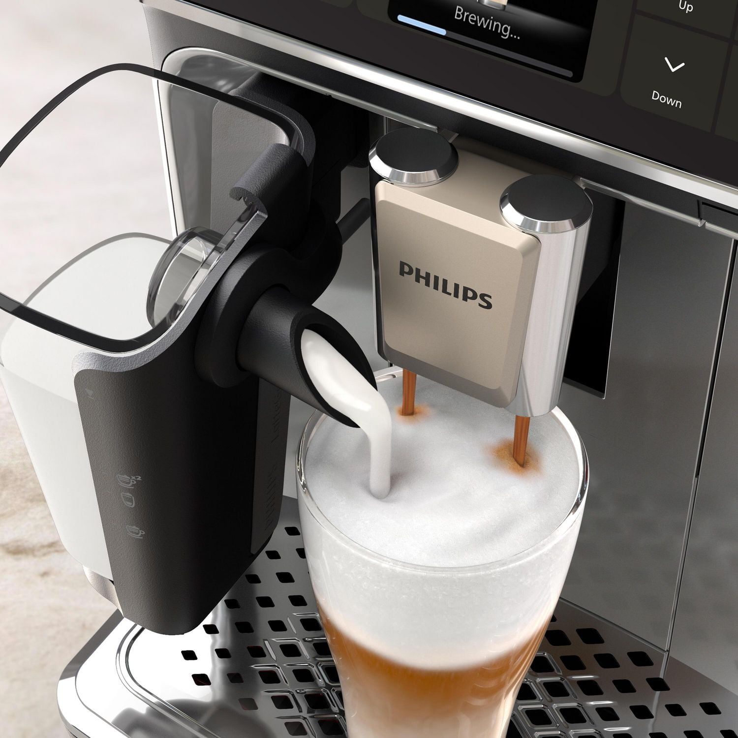 Philips 4400 Fully Automatic Espresso Machine with LatteGo Milk Frother