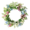 thumbnail image 2 of 15 inch Front Door Artificial Wreaths for Outdoor, Spring Wreath, Easter Wreath Decor, Floral Garland Wreath for Wall, Wedding, Party, Home Decor, 2 of 7