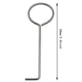 thumbnail image 2 of Stainless Steel Drain Key 5 Pcs,Effective Shower Drain Hook,Hair and Debris Remover,Versatile Floor Drain Tool,Durable and Rustproof Linear Drain Removal Tool, 2 of 8