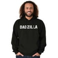 thumbnail image 5 of Funny Fathers Day Gift Dadzilla Hoodie Hooded Sweatshirt Men Brisco Brands S, 5 of 6