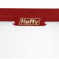 thumbnail image 5 of Hefty HI-RISE 72 Quart Clear Plastic Latched Christmas Tote Storage Container, Red Lid, 5 of 6