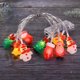 thumbnail image 3 of Guirnalda de luces LED navideñas con forma de Papá Noel, muñeco de nieve, hadas, adorno para árbol de Navidad, decoración navideña para el hogar, regalo de Año Nuevo 2025, 3 of 5
