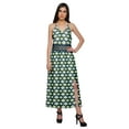 thumbnail image 3 of Moomaya WoMen's Sleeveless Maxi Dress With Trim Lace Spaghetti Strap Summer Wear, 3 of 6