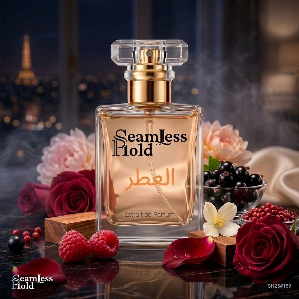 Seamless Hold Midnight Rich Feeling Essence Fruity Rose Vanilla Musk Perfume for Women Parfum | Inspired Luxury Fragrance | Long-Lasting Scent - 3.4 oz (100 ml)