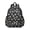 Unicorn Cat and Lightning Black Pattern, variant on Unicorn and Donut Pink Pattern Cute School Backpack with Padded Back and Adjustable Shoulder Straps 13.4"x11"x4.7"