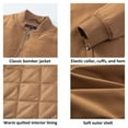 thumbnail image 3 of Alpine Swiss Damon Mens Bomber Jacket | Warm Quilted Flight Jacket with Pockets – Stylish Windbreaker for Casual & Layering | Versatile Outerwear, 3 of 7
