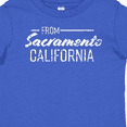 thumbnail image 4 of Inktastic From Sacramento California in White Distressed Text Boys or Girls Baby T-Shirt, 4 of 5