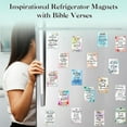 thumbnail image 5 of 50 Pcs Inspirational Christian Magnets Bulk with Bible Verses Religious Refrigerator Magnet Motivational Quotes Fridge Scripture VBS Gifts for Back to School Locker Decor (Floral Style), 5 of 7
