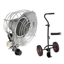 Dranite 15000 BTU Propane Tank Top Heater with Portable Trolley, Infrared Single Burner Heater