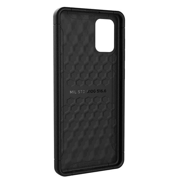 UAG Designed for Samsung Galaxy A71 Case Scout Black Rugged Feather Light Military Grade Drop Tested Protective Cover