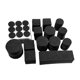 thumbnail image 2 of 216 Uds Almohadillas de fieltro para muebles perfecl Protector de suelo para piernas Negro, 2 of 8