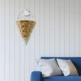 thumbnail image 1 of Rustic Natural Rattan Hanging Basket - Vintage Flower Basket for Home Decor, 1 of 8