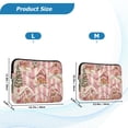 thumbnail image 4 of FORMRS 13-13.3 inch Laptop Sleeve Case Soft Carrying Quilted Computer Bag Cover, Beige Gingerbread Houses, 4 of 7