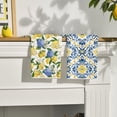 thumbnail image 5 of Sm:)e Hello Sunshine Lemon Hydrangea Summer Kitchen Dish Towels 18x26 Inch Set of 4, 5 of 7