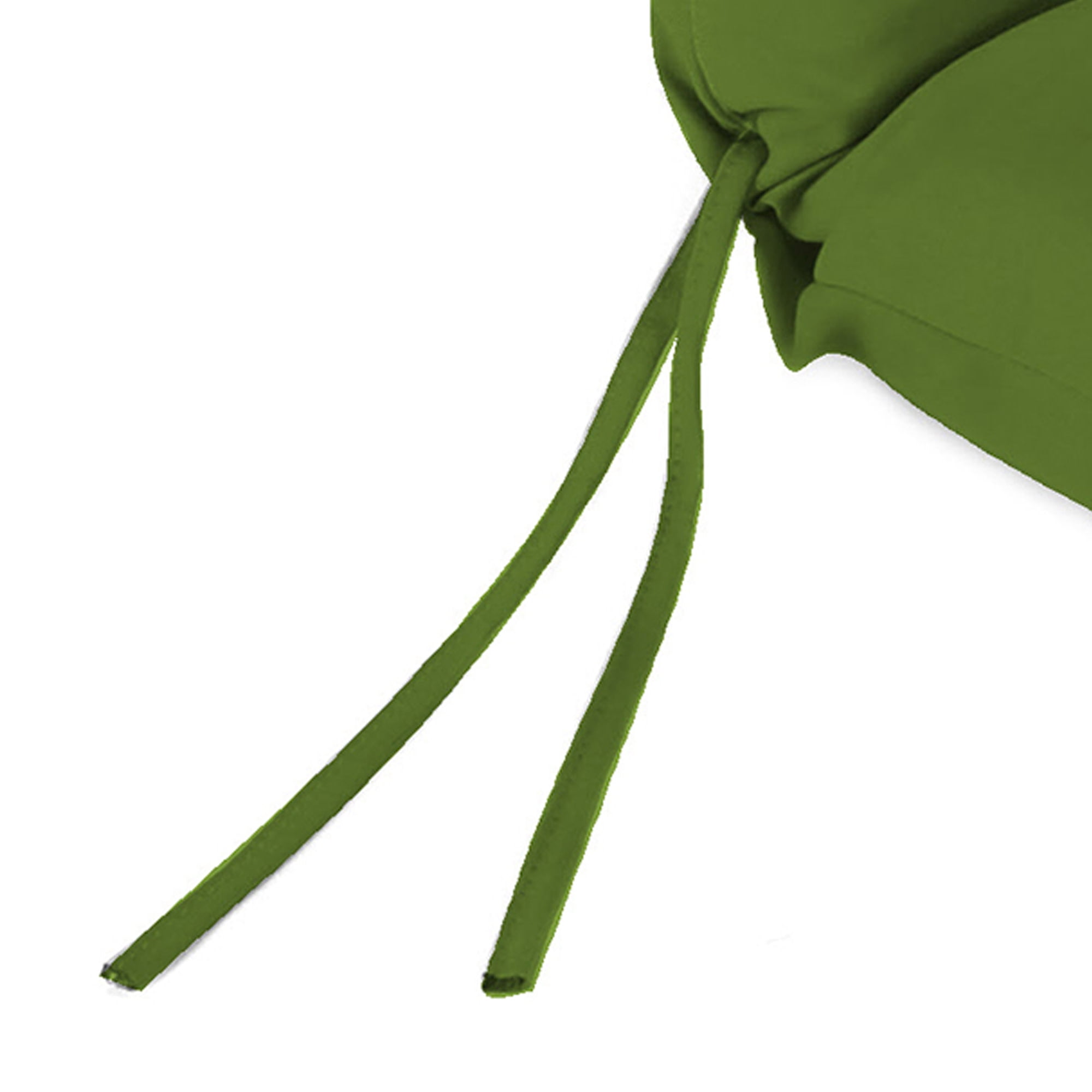 44" x 22" Rectangular Outdoor Chair Cushion with Ties and Hanger Loop (2 Pack)