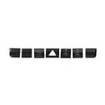 thumbnail image 4 of 7Pcs For Mercedes For Benz GLA CLA A B Class Center Console Button Trim Sticker, 4 of 7