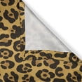 thumbnail image 4 of Ambesonne Leopard Print Valance Pack of 2, Natural Animal Skin, 54"X12", Earth Yellow Amber, 4 of 5