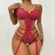 thumbnail image 2 of Gibobby Ropa interior mujer sexy Conjunto De Lencería Erótica Cuello V Lencería erótica Sexy para Mujer, Vestido de Piel Sexy y Casual, Mujer Sexy(Rojo, CH), 2 of 4