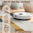 thumbnail image 6 of Design&I 2'x3' Washable Doormat Ultra-Thin & Non-Slip Skid-Resistant Patchwork Panel Contemporary Abstract Geometric Block Farmhouse for Entryway, Indoor, 6 of 7