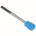 thumbnail image 1 of 3MM extra long shank 100mm tungsten carbide end mill CNC milling cutter 4 flutes, 1 of 8