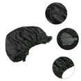 thumbnail image 3 of Unique Bargains 2 Pc Women Flowered Shower Cap for Bathroom Hotel Black Satin, Milk Silk, 3 of 6