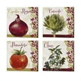 thumbnail image 1 of Metaverse Color Bakery 'Cucinataliana' Canvas Art (Set of 4), 1 of 5