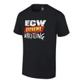 thumbnail image 2 of Men's Ripple Junction Black ECW Warning! T-Shirt, 2 of 3