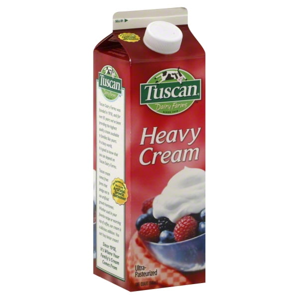 Tuscan Dairy Farms Dairy Pure Heavy Cream, 1 Quart Walmart Inventory