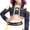 Black-Dress Set, variant on Halloween Cosplay Costume for G'irl's, Popular Singer Idol Group Stage Performance Outfit with Top and Pants, Pop Star Role Play Costumes for Halloween Dress Up Party, Festival & Carnival