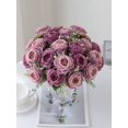 thumbnail image 1 of 1PC Artificial Peony Bouquet Wedding Decoration Bride Holding Flower Basket Decoration Birthday Party Party Site Decoration Home Dining Room Bedroom W, 1 of 4