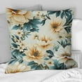 thumbnail image 2 of Designart "Beachy Blue Hydrangea Calm IV" Floral Printed Throw Pillow, 2 of 5