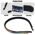thumbnail image 3 of Unique Bargains 1 Pcs Rhinestone Headband Faux Crystal Headbands Hair Accessories for Women Multicolor 0.47 Inch Wide, 3 of 6
