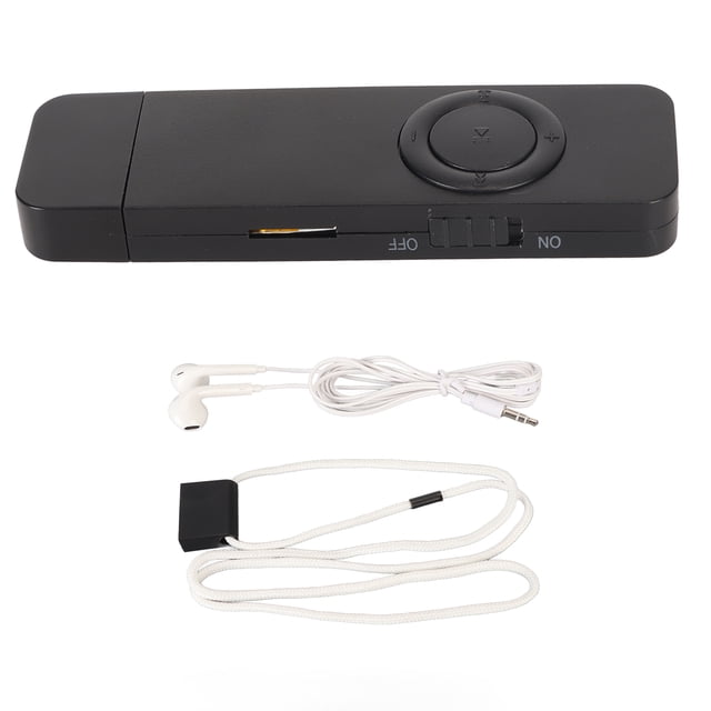Reproductor de MP3 reproductor de MP3 portátil soporte ligero sonido OTG HiFi sin pérdidas batería de 180 mAh soporte de hasta 64 GB 8 GB de memoria para deportes