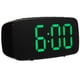 thumbnail image 2 of Reloj despertador digital LED de escritorio con pantalla multifunción y horario para dormitorio, 2 of 7
