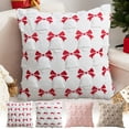 thumbnail image 2 of Christmas Tree Decorative Throw Pillow Covers Christmas Pillow Covers Throw Christmas Tree Snowflake Pillowcase Pillow Cases Party Supplies 18x18", 2 of 7