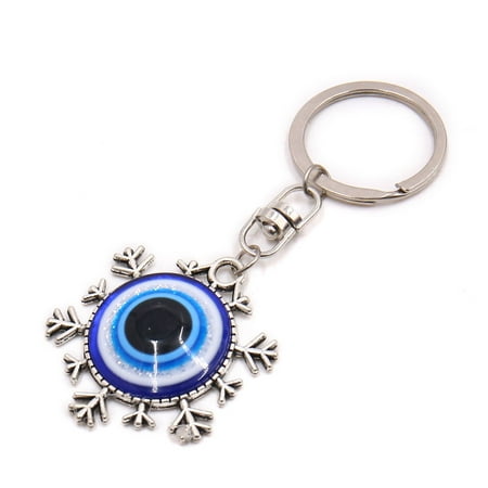 Snowflake Shaped Car Key Ring Chain Keyfob Keychain ...