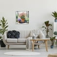 thumbnail image 2 of Summer Greenhouse Garden Blooms Botanical & Floral Painting White Framed Art Print Wall Art, 2 of 8