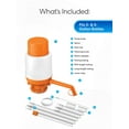 thumbnail image 4 of Brio PU100OR Orange Water Pump for 1 to 6 Gallon Water Bottles 48mm and 55mm, 4 of 9