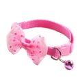 thumbnail image 2 of Collier pour Animaux à Pois avec Nœud Papillon Réglable en Nylon pour Chien Chiot, 2 of 8