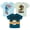 Teal Blue Grey, variant on SEGA Sonic the Hedgehog Big Boys' 3-Pack Short Sleeve T-Shirts Teal Blue Grey