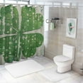 thumbnail image 7 of Awypu Shower Curtain Set Hopyeer St.Patrick's Day Wish Lucky Blessing Quote Saying Waterproof Bathroom Curtain with Various Sizes White, 7 of 7