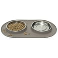 thumbnail image 3 of Comedero para gatos Messy Cats doble de silicona antideslizante, 1,75 tazas, 3 of 7