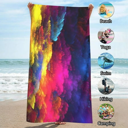 

Beach Towel Quick Dry Super Absorbent Lightweight Towels Blanket Printing Christmas Decorations Indoor Home Decor Home & Kitchen Tools
