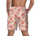 thumbnail image 4 of Goofa Floral Mugs And Strawberries Printed Men's Swim Trunks Board Shorts Quick Dry Mens Swimming Trunks with Compression Liner,Breathable Fit Hawaii Beach Shorts-Large, 4 of 9