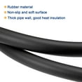 thumbnail image 3 of Uxcell 18mm ID 30mm OD 1m Length Handle Pipe Insulation Foam Tubing Black 2 Pack, 3 of 5