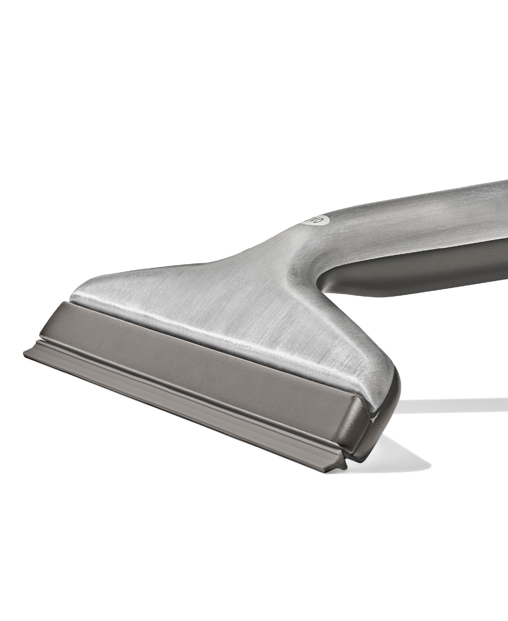 OXO Stainless Steel Shower Squeegee, Streak-Free Glass Door, Mirror & Tile Cleaner
